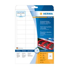 HERMA Etiquette film SPECIAL, 48,3 x 25,4 mm, enlevable
