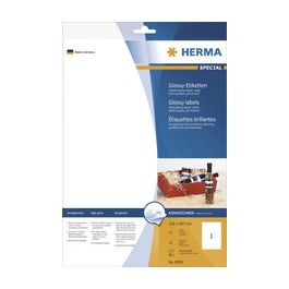 HERMA Etiquette pour bouteilles SPECIAL, 90 x 120 mm, blanc