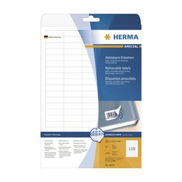 HERMA Etiquette universelle SPECIAL, 96 x 10 mm, blanc