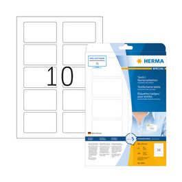 HERMA Etiquettes badges SPECIAL, 80 x 50 mm, blanc