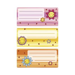 HERMA Etiquettes pour livres "Visages de fleurs", 76 x 35 mm