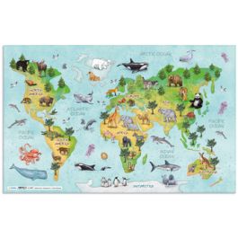 HERMA Sous-main "Carte du monde", (L)550 x (H)350 mm