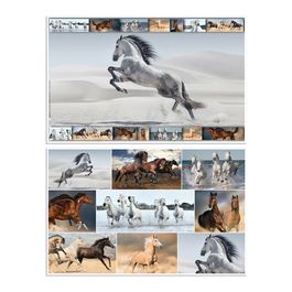 HERMA Sous-main "Chevaux", (L)550 x (H)350 mm