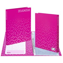 HERMA Zeugnisringbuch, DIN A4, pink