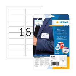 HERMA Étiquette badge SPECIAL, 88,9 x 33,8 mm, blanc
