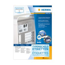 HERMA Étiquette de plaque signalétique SPECIAL, 25,4 x 10 mm