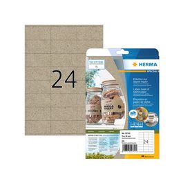 HERMA Étiquette en papier silphie, 99,1 x 67,7 mm, brun