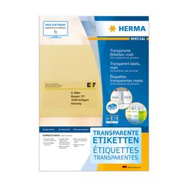 HERMA Étiquette film SPECIAL, 99,1 x 38,1 mm, transparent