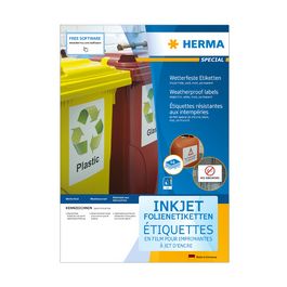 HERMA Étiquette film, anti-intempéries, 63,5 x 29,6 mm