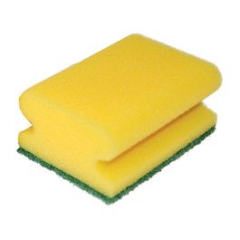 HYGOCLEAN Eponge de nettoyage CLASSIC, 95 x 70 mm, jaune x10
