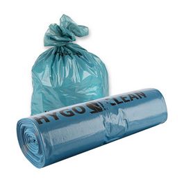 HYGOCLEAN Sac poubelle LDPE, 160 L, 60 microns, bleu x10