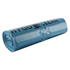 HYGOCLEAN Sac poubelle, 160 litres, en LDPE, bleu x10