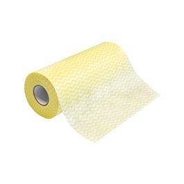 HYGOCLEAN Torchon & chiffon de nettoyage, sur rouleau, jaune