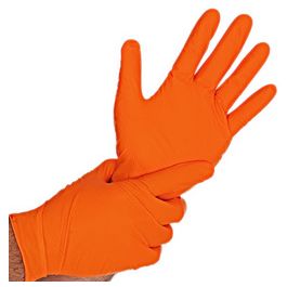 HYGOSTAR Gant en nitrile DIAMOND GRIP, XL, orange