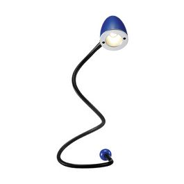 Hansa Lampe à LED USB Snake, bleu nuit