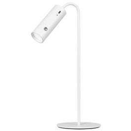 Hansa Lampe de bureau à LED rechargeable Flare spot, blanc