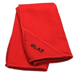 IWH Chiffon microfibres, pour les glaces, rouge