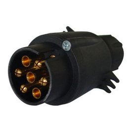 IWH Prise de voiture, 7 broches, plastique, noir