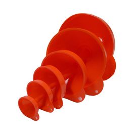 IWH Set d'entonnoir, 6 pièces, orange