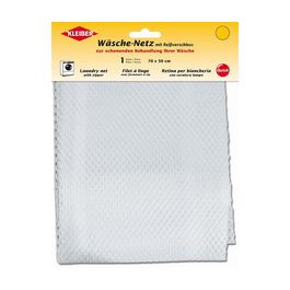 KLEIBER Filet à linge, fermeture à zip, 280 x 370 mm, blanc