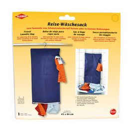KLEIBER Sac à linge de voyage, (L)450 x (H)840 mm, bleu