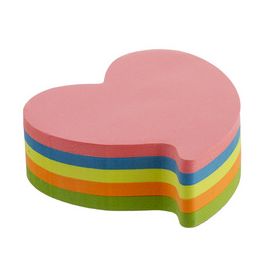 Kores Bloc-note "Coeur", 250 feuilles, 5 couleurs