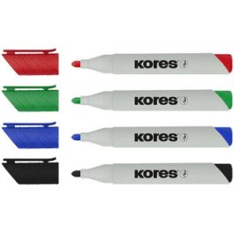 Kores Marqueur de conférence "ECO XW1", étui de 4