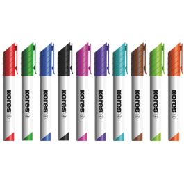 Kores Marqueur pour tableau blanc "K MARKER", rouge
