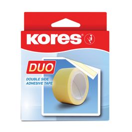 Kores Ruban adhésif à double face, 30 mm x 5 m