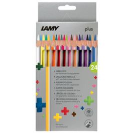 LAMY Crayon de couleur triangulaire plus, étui carton de 24