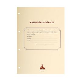 LE DAUPHIN Recharge "Assemblées générales", 297 x 210 mm