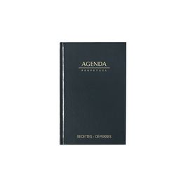LECAS Agenda perpétuel Recettes - Dépenses
