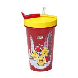 LEGO Gobelet avec paille ICONIC GIRL, 0,5 litre