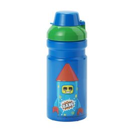 LEGO Gourde FIREWORK GUY, 390 ml, bleu