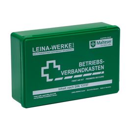LEINA Betriebsverbandkasten, Inhalt DIN 13157, grün