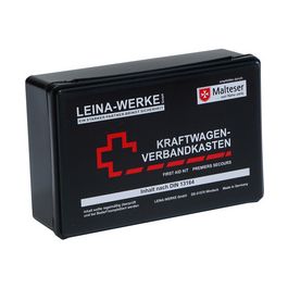 LEINA KFZ-Verbandkasten Standard, Inhalt DIN 13164, schwarz
