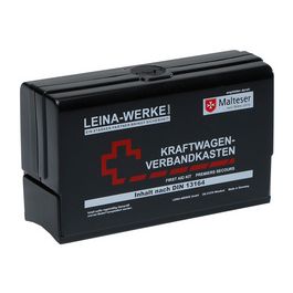 LEINA KFZ-Verbandkasten Star II, Inhalt DIN 13164, schwarz