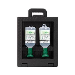 LEINA Station de rinçage oculaire IBOX, 2x 500ml de solution