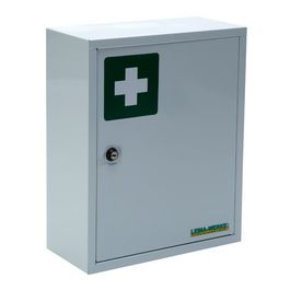 LEINA Verbandschrank Medisan A, Inhalt DIN 13157, perlweiß
