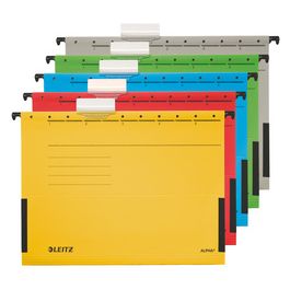 LEITZ ALPHA Hängetasche, A4, mit Fröschen, gelb x5