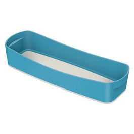 LEITZ Bac de rangement My Box Cosy, long, bleu