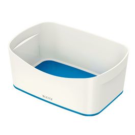 LEITZ Bac de rangement My Box, A5, blanc/bleu