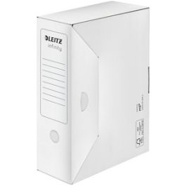 LEITZ Boîte à archives Infinity, sans acide, (L)100mm, blanc x10