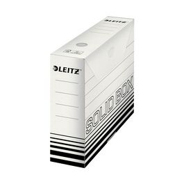 LEITZ Boîte à archives Solid, blanc/noir, (L)80 mm x10
