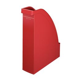 LEITZ Boîte à pans coupés Plus, A4, en polystyrène, rouge