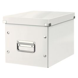 LEITZ Boîte de rangement Click & Store WOW Cube L, blanc