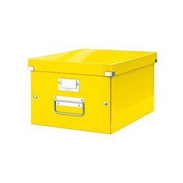 LEITZ Boîte de rangement Click & Store WOW, A4, jaune