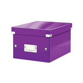LEITZ Boîte de rangement Click & Store WOW, A5, violet