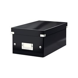 LEITZ Boîte de rangement pour DVD Click & Store, noir