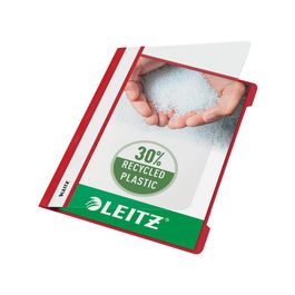 LEITZ Chemise à lamelle Standard, A5, en PP, rouge